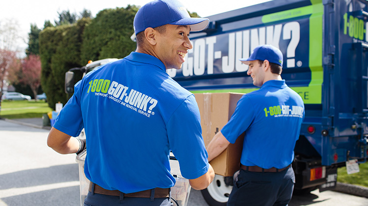 1-800-GOT-JUNK? Truck team taking away old phones and electronics 1-800-GOT-JUNK? Truck team taking away old phones and electronics