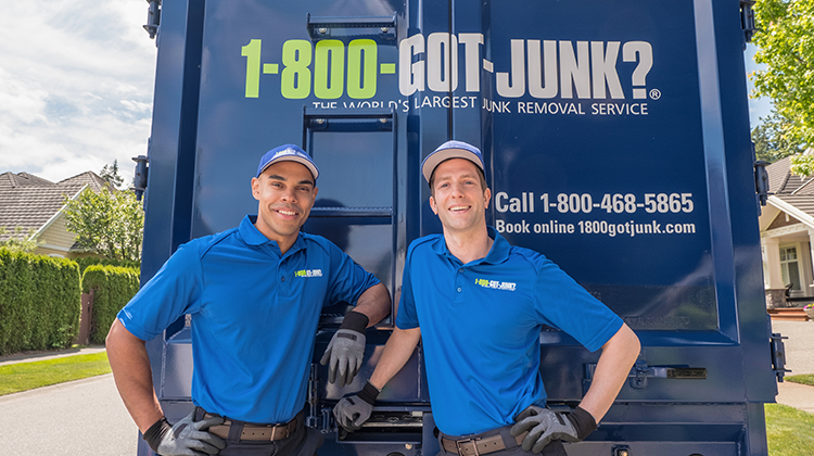 1-800-GOT-JUNK? team will help get rid of basketball hoops How to get rid of Basketball hoops