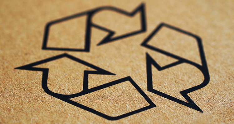 recycling code on brown surface recycling code on brown surface