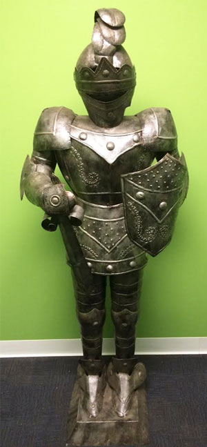 Suit of armor statue Suit of armor statue